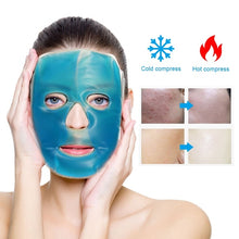 Load image into Gallery viewer, Gel Ice Pack Cooling Face Mask Pain Headache Relief Pillow Relaxing Face Massage