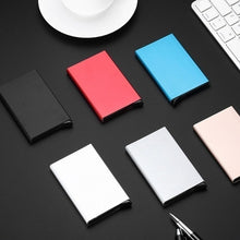 Load image into Gallery viewer, RFID Blocking Mens Credit Card Automatic Card Sets