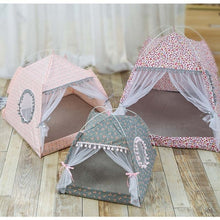 Load image into Gallery viewer, Removable Pet Dog Cat Tent Folding Pet Dog Cat Playing House