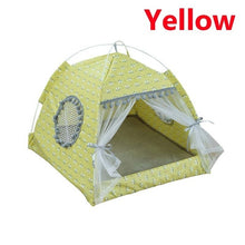 Load image into Gallery viewer, Removable Pet Dog Cat Tent Folding Pet Dog Cat Playing House