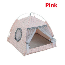 Load image into Gallery viewer, Removable Pet Dog Cat Tent Folding Pet Dog Cat Playing House