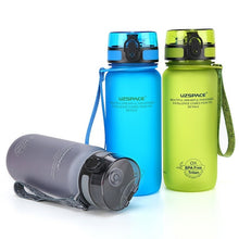 Load image into Gallery viewer, 350ML/500ML/650ML/1L Sport Water Bottle Suitable for Men Women Outdoor Travel Portable Leakproof Tritan Plastic Drink Bottle