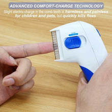 Load image into Gallery viewer, Pets Dogs & Cats Electronic Flea Comb for Kills, Stuns and Remove Lice & Eggs