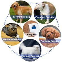 Load image into Gallery viewer, Pets Dogs & Cats Electronic Flea Comb for Kills, Stuns and Remove Lice & Eggs