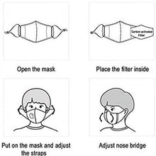 Load image into Gallery viewer, 10Pcs/20 Pcs/50 Pcs 5 Layers Face Mask Filter PM2.5 Filter Activated Carbon Breathing Filters