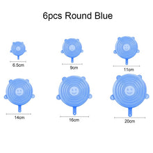 Load image into Gallery viewer, Reusable Food Silicone Covers Wrap Stretch Lids Food Storage Lid