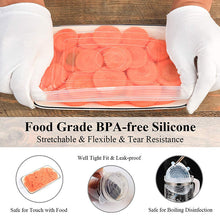 Load image into Gallery viewer, Reusable Food Silicone Covers Wrap Stretch Lids Food Storage Lid