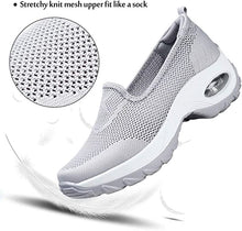 Load image into Gallery viewer, Womens Trainers Breathable Running Shoes Air Cushion Slip On Walking Shoes