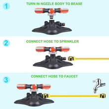 Load image into Gallery viewer, Upgrade Lawn Sprinkler Automatic 360 Degree Rotating Irrigation Sprinkler System
