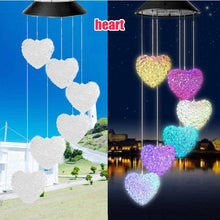 Load image into Gallery viewer, 10 Style LED Solar Lights Wind Chimes Color Changing Waterproof Outdoor String Lights