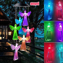 Load image into Gallery viewer, 10 Style LED Solar Lights Wind Chimes Color Changing Waterproof Outdoor String Lights