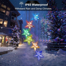 Load image into Gallery viewer, 10 Style LED Solar Lights Wind Chimes Color Changing Waterproof Outdoor String Lights