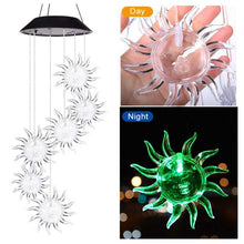 Load image into Gallery viewer, 10 Style LED Solar Lights Wind Chimes Color Changing Waterproof Outdoor String Lights