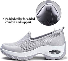 Load image into Gallery viewer, Womens Trainers Breathable Running Shoes Air Cushion Slip On Walking Shoes