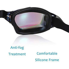 Load image into Gallery viewer, Anti Fog UV Protection Triathlon Swim Goggles with Free Protection Case
