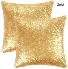 Load image into Gallery viewer, Shiny Sparkling Sequin Christmas Decorative Cushion Covers Pillowcases