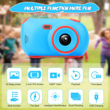 Load image into Gallery viewer, 1080P HD Children Action Camera Portable Rechargeable Toddler Video Recorder Kids Camera