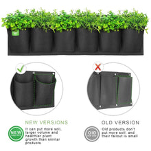 Load image into Gallery viewer, Vertical Hanging Garden Planter Layout Waterproof Wall Mount Hanging Flower Pot