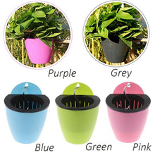 Load image into Gallery viewer, Self Watering Multi Color Hanging Planter with Hook
