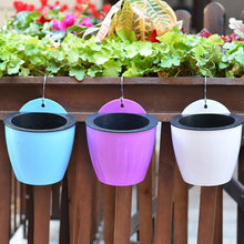 Load image into Gallery viewer, Self Watering Multi Color Hanging Planter with Hook