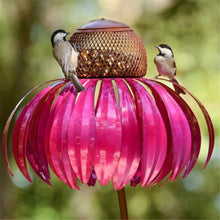 Load image into Gallery viewer, Sensation Pink Coneflower Bird Feeder