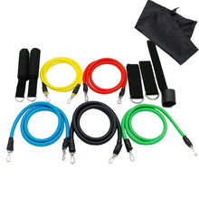 Load image into Gallery viewer, 11 Pcs Resistance Bands Set Training Exercise Yoga Tubes Pull Rope Equipment With Bag