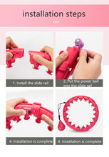 Load image into Gallery viewer, Home Fitness Smart Hoops Circle Adjustable Waist Training Ring