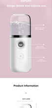 Load image into Gallery viewer, USB Mini Nano Mist Sprayer Cooler Facial Steamer Skin Care