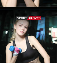 Load image into Gallery viewer, Unisex Breathable Half Finger Fitness Gym Gloves