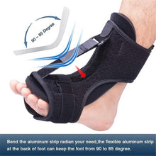Load image into Gallery viewer, Adjustable Plantar Fasciitis Night Foot Splint Drop Orthotic Brace Elastic Dorsal Night Splint