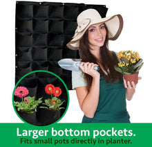 Load image into Gallery viewer, Vertical Hanging Garden Planter Layout Waterproof Wall Mount Hanging Flower Pot