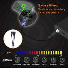 Load image into Gallery viewer, EMS Muscle Electro Stimulator Abdominal Muscle Toner Abs Trainer with LCD Display USB Rechargeable Fitness Training Gear Ab Belt