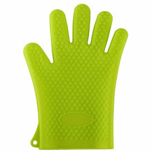 Load image into Gallery viewer, Silicone Oven Kitchen Glove Heat Resistant Thick Cooking BBQ Grill Glove