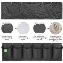 Load image into Gallery viewer, Vertical Hanging Garden Planter Layout Waterproof Wall Mount Hanging Flower Pot