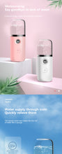 Load image into Gallery viewer, USB Mini Nano Mist Sprayer Cooler Facial Steamer Skin Care