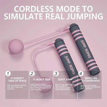 Load image into Gallery viewer, Rope Skipping Ropeless PVC Skipping Rope Cordless Jump Roper