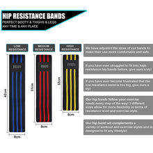 Load image into Gallery viewer, Fabric Booty Resistance Bands Hip Circle Exercise Cotton Bands Thigh Butt Squat Fitness Rubber Bands Elastic Workout Glute Loop