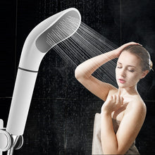 Load image into Gallery viewer, Pressure Rainfall Shower Head White Shower Head Water Saving Filter Spray Nozzle