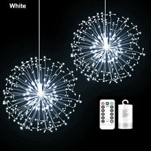 Load image into Gallery viewer, 100/200 LED 8 Modes Dimmable Dandelion Firework Copper Lights