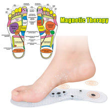 Load image into Gallery viewer, Unisex Magnetic Massage Shoe Insole Foot Care Acupressure Slimming Shoe Gel Insoles