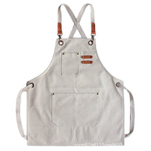 Load image into Gallery viewer, Thickened canvas Jean apron stain-resistant barista Kitchen restaurant work haircut apron