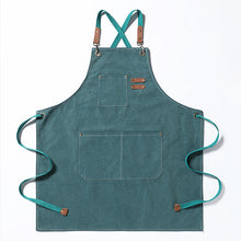 Load image into Gallery viewer, Thickened canvas Jean apron stain-resistant barista Kitchen restaurant work haircut apron