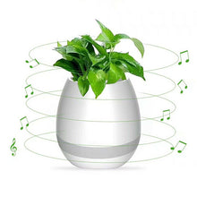 Load image into Gallery viewer, Smart Music Touch Flower Pot LED USB Stereo Bluetooth Speaker