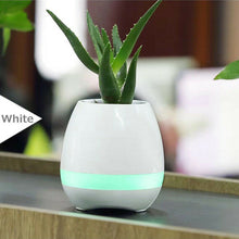 Load image into Gallery viewer, Smart Music Touch Flower Pot LED USB Stereo Bluetooth Speaker
