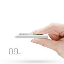 Load image into Gallery viewer, Ultra-thin Digital Temperature Humidity Table Clock Automatic Monitoring Large LCD Screen Desk Clock