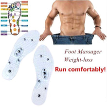 Load image into Gallery viewer, Unisex Magnetic Massage Shoe Insole Foot Care Acupressure Slimming Shoe Gel Insoles