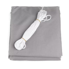 Load image into Gallery viewer, Waterproof 300D Gray Square Rectangle Shade Sail Garden Terrace Canopy Swimming Sun Shade
