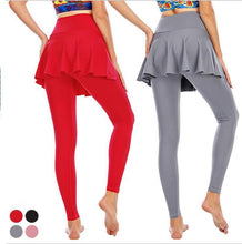 Load image into Gallery viewer, Women Yoga Legging Pants Skorts