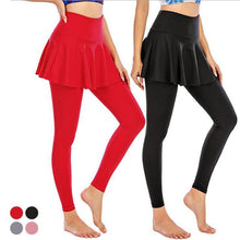 Load image into Gallery viewer, Women Yoga Legging Pants Skorts