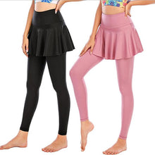 Load image into Gallery viewer, Women Yoga Legging Pants Skorts